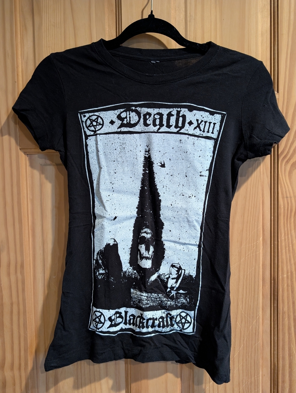 Blackcraft Death Tarot Card Graphic Tee